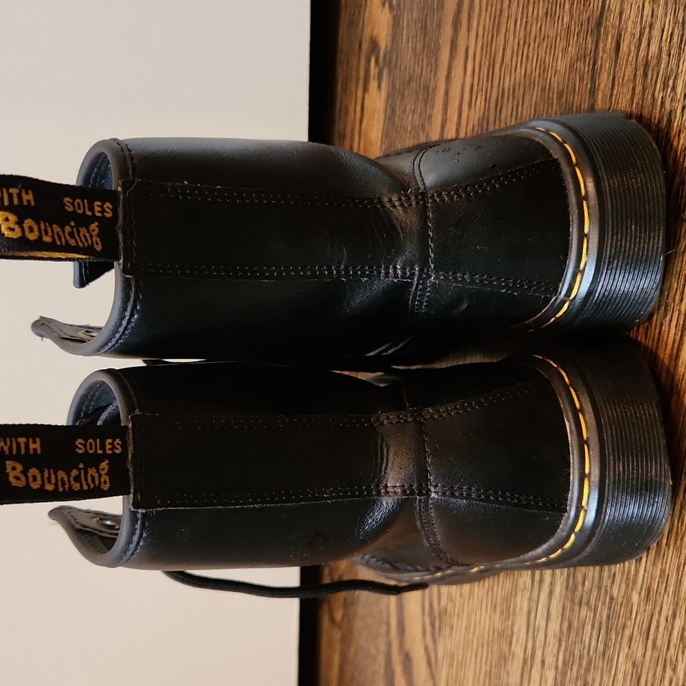 Dr. Martens Black Leather AirWair Boots - NWOT - Picture 5 of 7